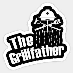 The Grillfather BBQ Grill & Smoker Barbecue Chef Sticker